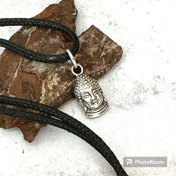 5 For $25💫Small Silver Buddha Zen Pendant Necklace - Picture 5 of 6